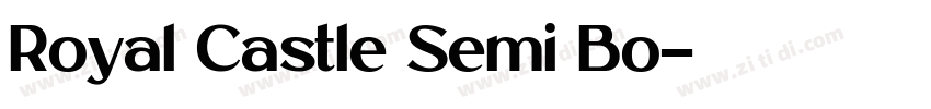 Royal Castle Semi Bo字体转换